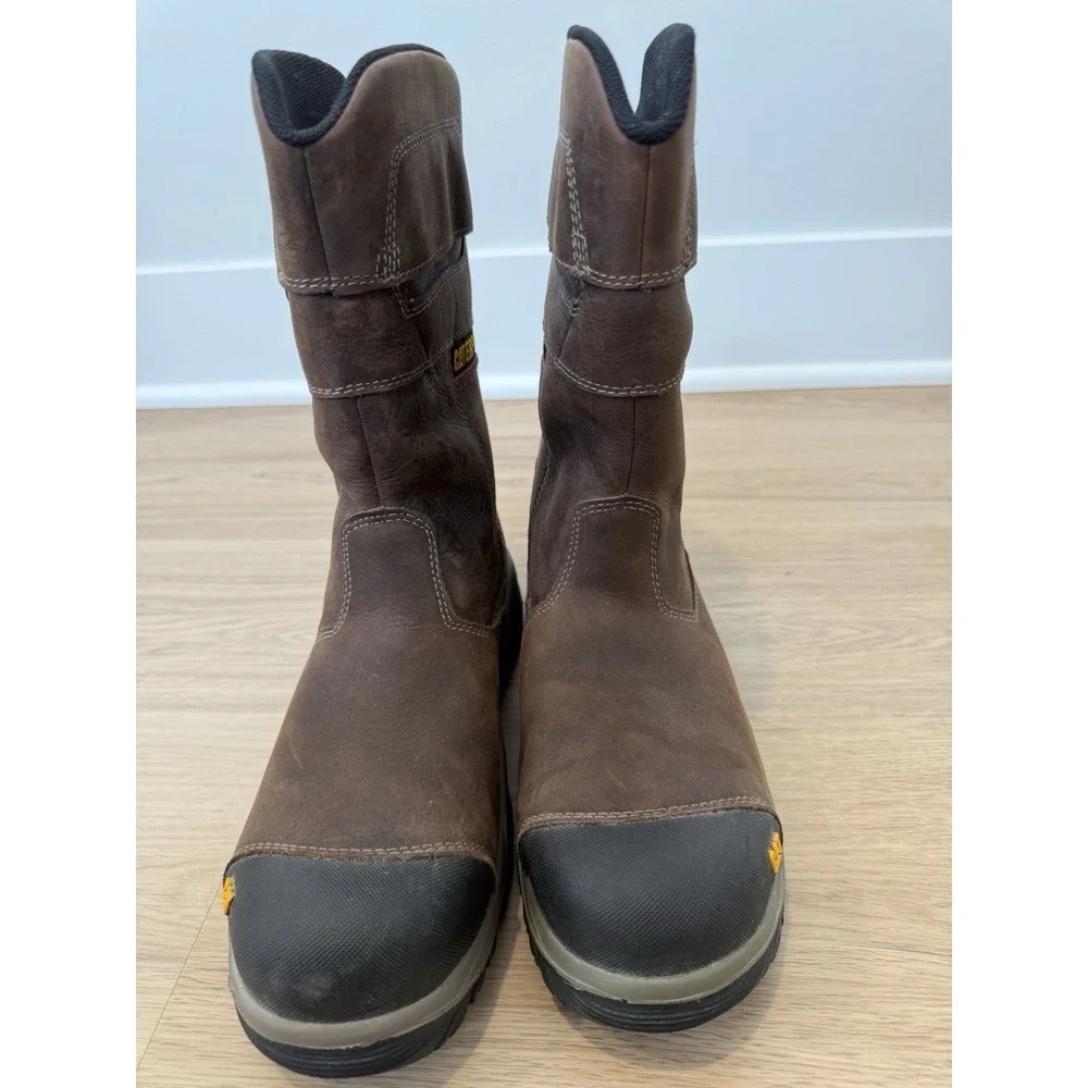 Caterpillar Superlite Pull-On Waterproof Composite Toe Boots P90557 Men Size 9.5